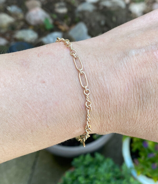 Chains - Armbånd 8kt. Guld - Billede 3