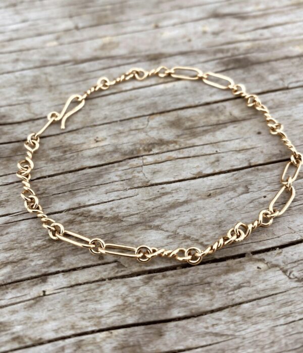 Chains - Armbånd 8kt. Guld - Billede 2